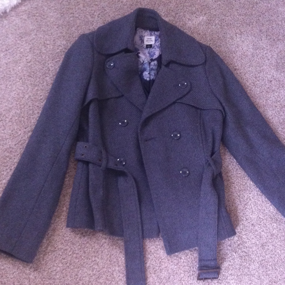 3/$15 Gray wool pea coat